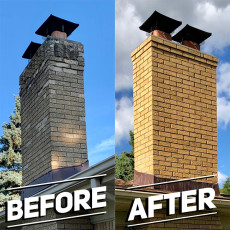 BE Prime Chimney Before and After Chimney Work 3