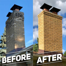 BE Prime Chimney Before and After Chimney Work 3