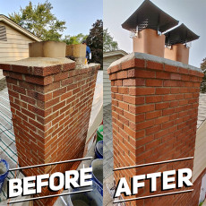 BE Prime Chimney Before and After Chimney Work 5