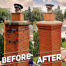 BE Prime Chimney Before and After Chimney Work 6