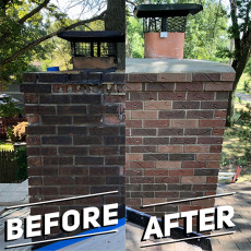 BE Prime Chimney Before and After Chimney Work 7