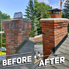BE Prime Chimney Before and After Chimney Work 8